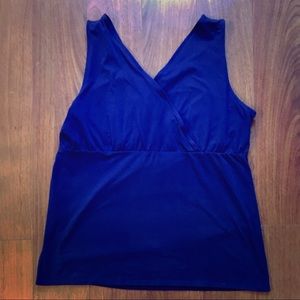 Motherhood XL navy blue nursing tank